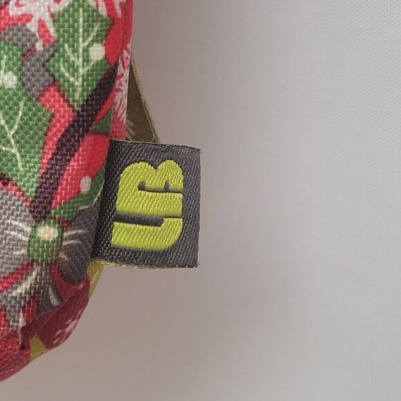 Lily Bloom Christmas Passport Crossbody Bag 3 Zip Pockets Adjustable Strap - Picture 11 of 12